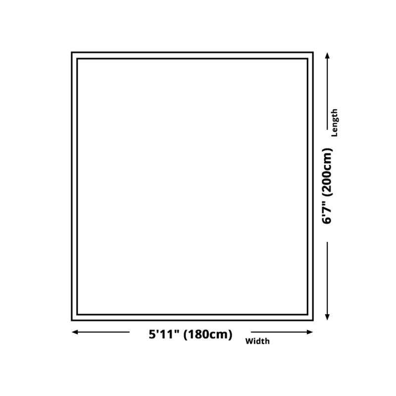 Light Brown Line Rug Polyester Simple Rug Non-Slip Backing Rug for Home Decor