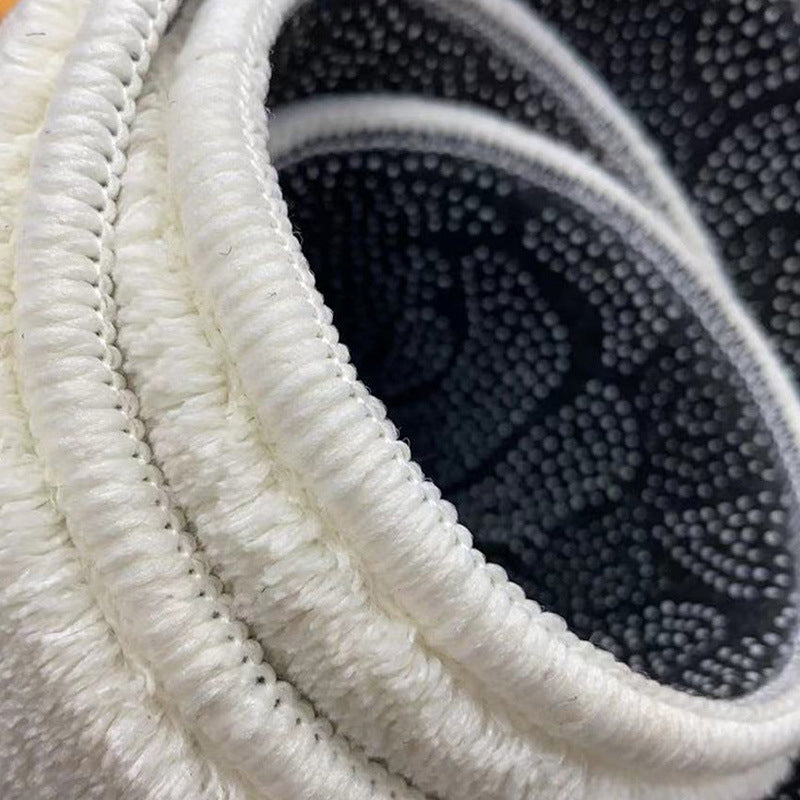 Tapis de couleur vert clair Polyester tapis de teinture Simple Tache résistant à la décoration intérieure