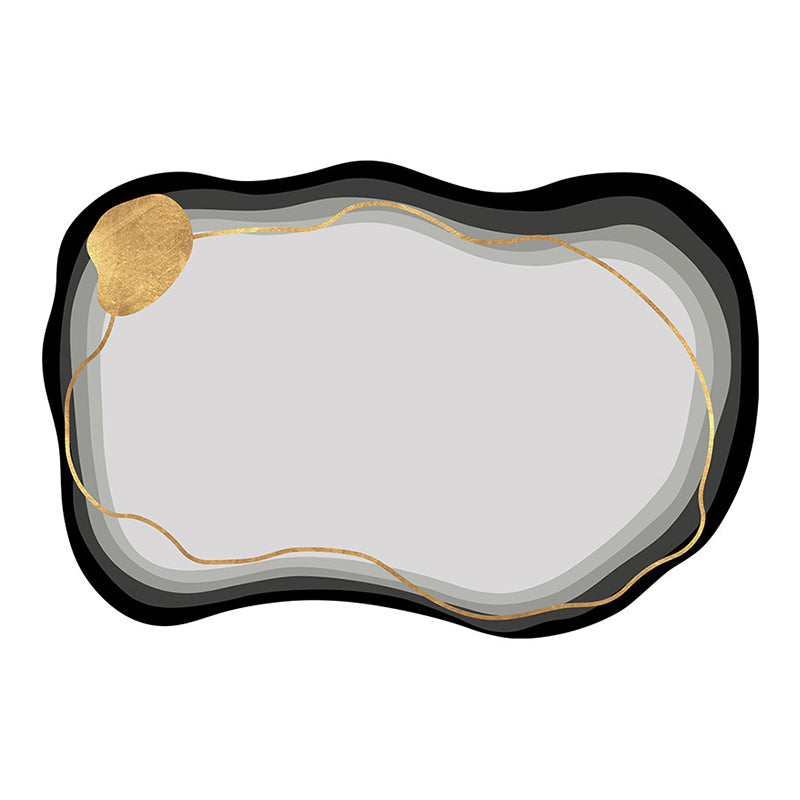 Tapis de couleur vert clair Polyester tapis de teinture Simple Tache résistant à la décoration intérieure