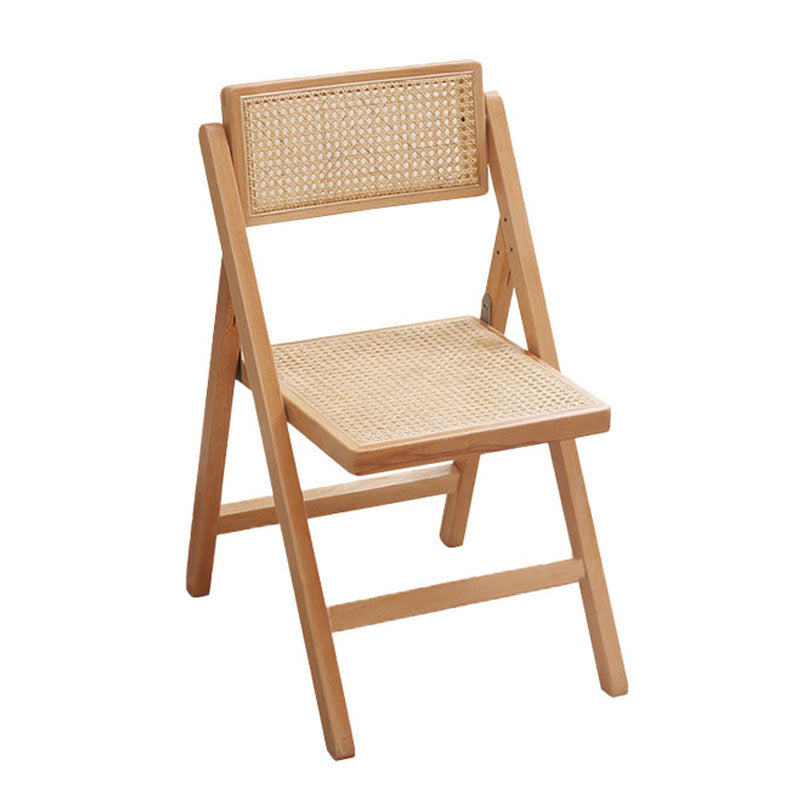 Traditional Style Beech Wood Chair Open Back Single Kitchen Chair