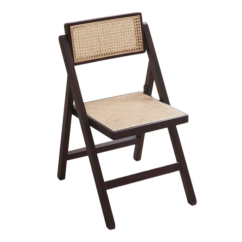 Silla de madera de haya de estilo tradicional, silla de cocina individual con respaldo abierto