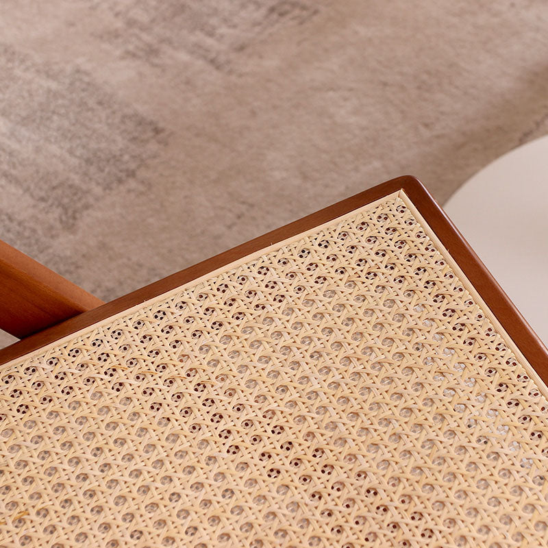 Silla de madera de haya de estilo tradicional, silla de cocina individual con respaldo abierto