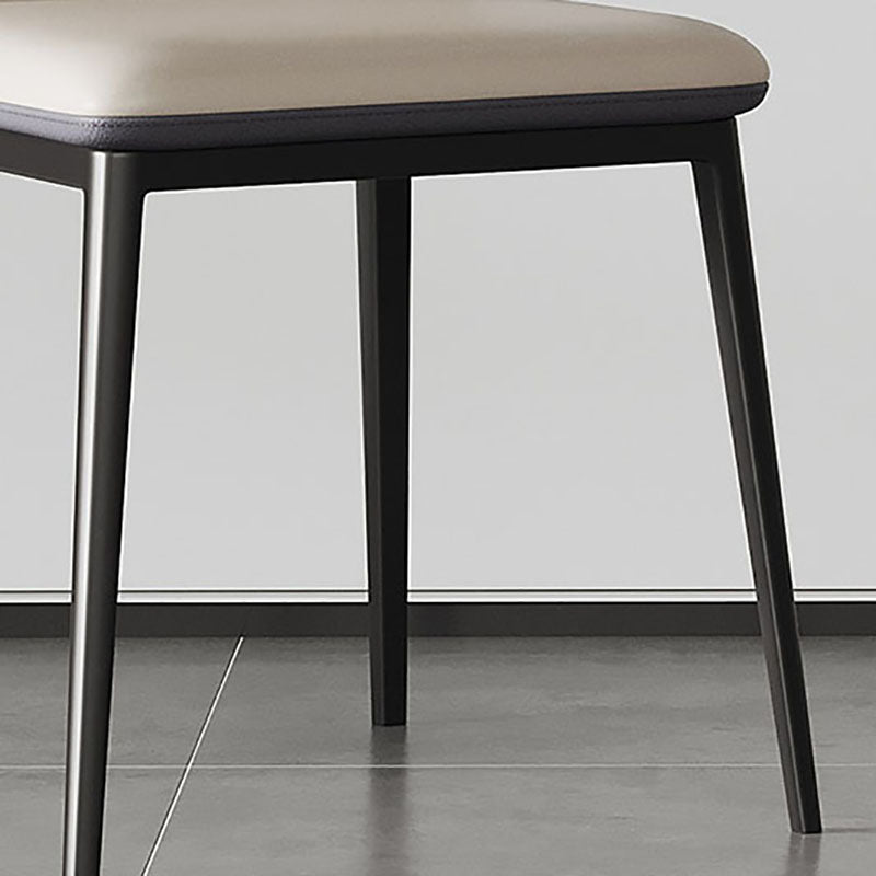 Juego de sillas de metal de estilo industrial, silla lateral con respaldo orejero para cocina y comedor (juego de 2)