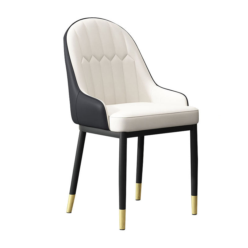 Scandinavische stijl gestoffeerde mantelstoelen stevige achterste achterstoelen voor de keuken voor keuken