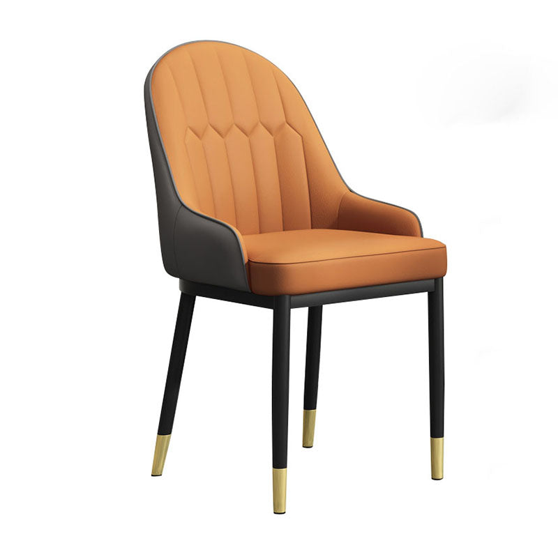 Scandinavische stijl gestoffeerde mantelstoelen stevige achterste achterstoelen voor de keuken voor keuken