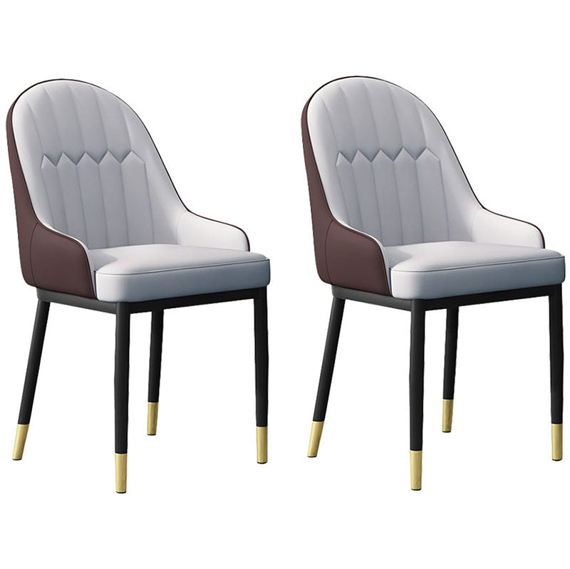 Scandinavische stijl gestoffeerde mantelstoelen stevige achterste achterstoelen voor de keuken voor keuken