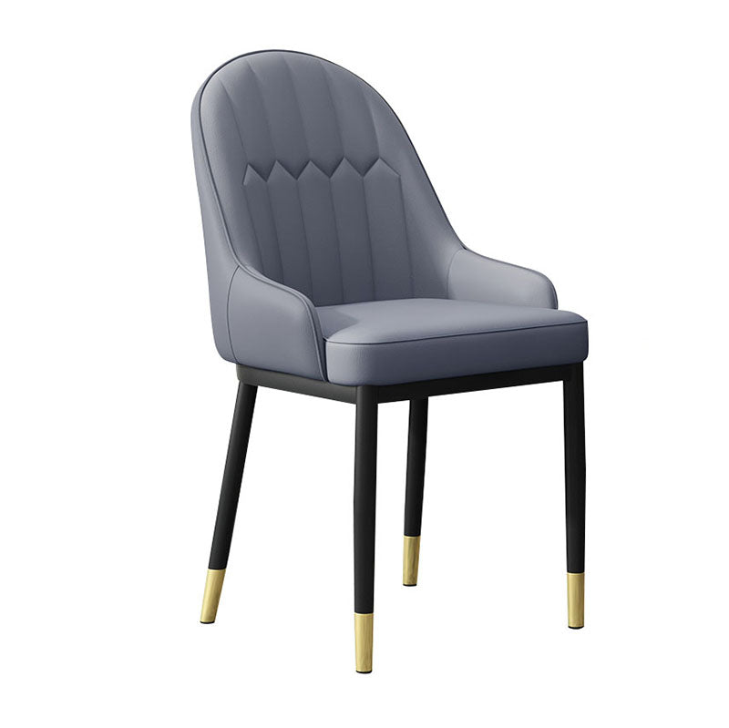 Scandinavische stijl gestoffeerde mantelstoelen stevige achterste achterstoelen voor de keuken voor keuken
