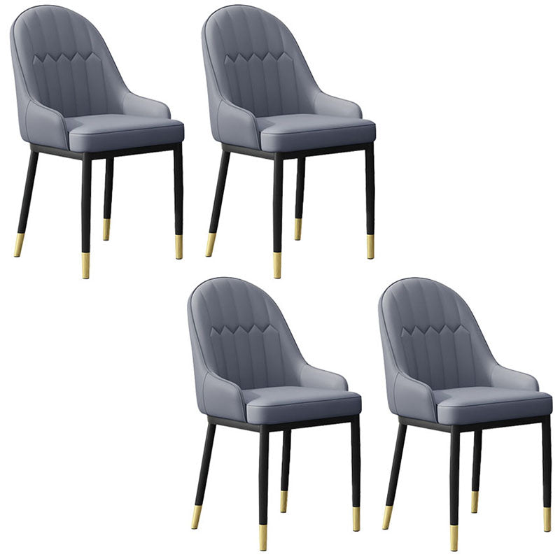 Scandinavische stijl gestoffeerde mantelstoelen stevige achterste achterstoelen voor de keuken voor keuken