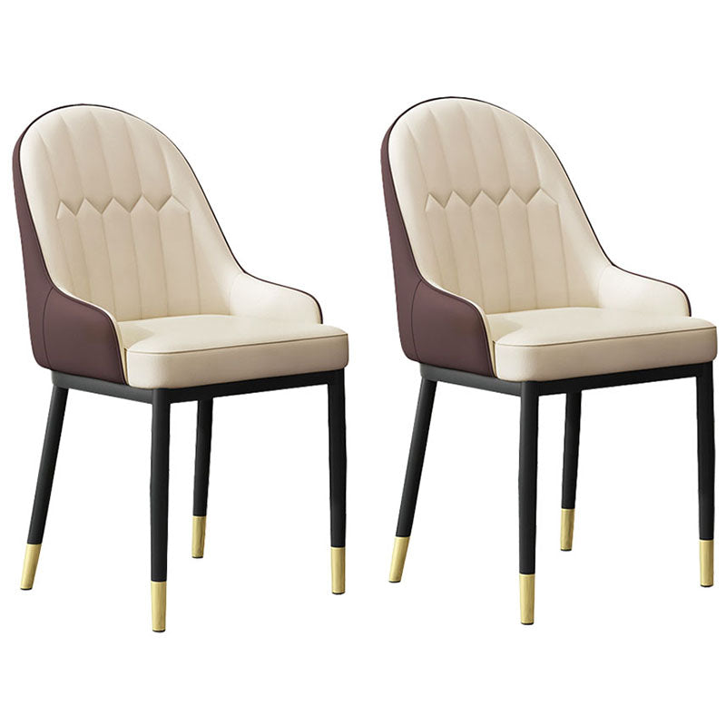 Scandinavische stijl gestoffeerde mantelstoelen stevige achterste achterstoelen voor de keuken voor keuken