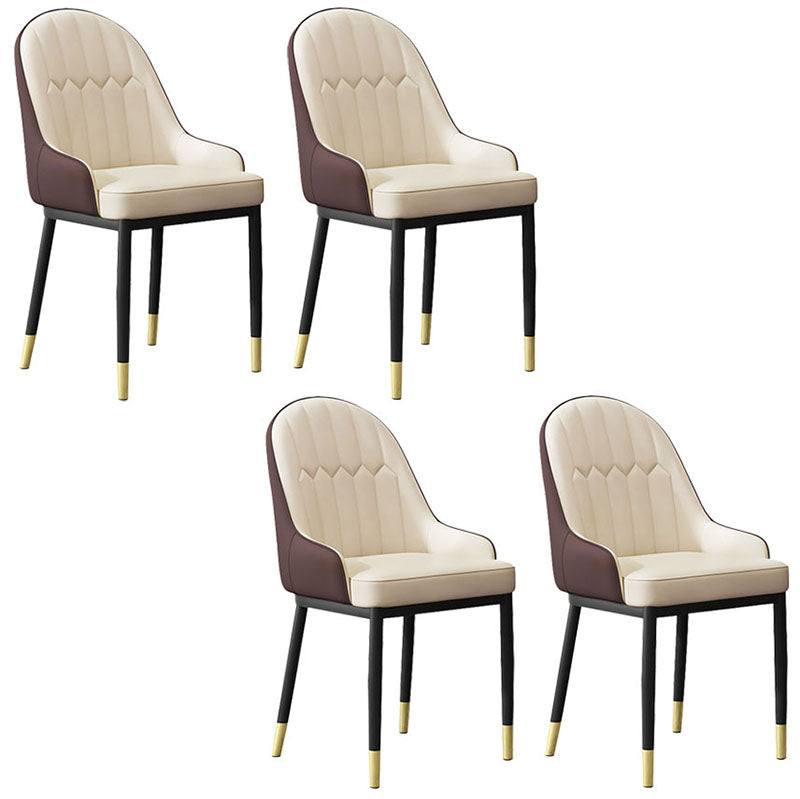 Scandinavische stijl gestoffeerde mantelstoelen stevige achterste achterstoelen voor de keuken voor keuken