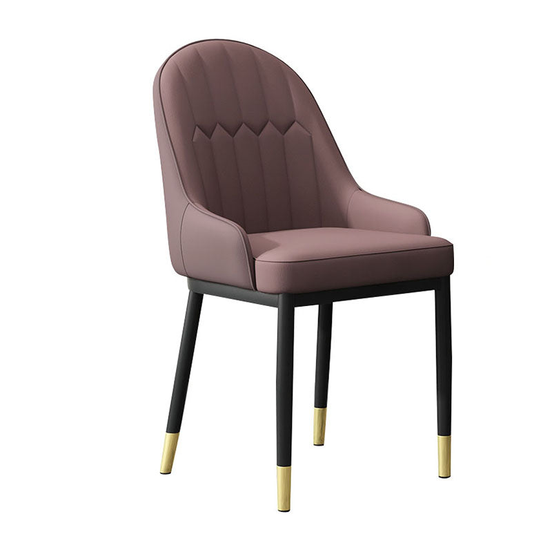 Scandinavische stijl gestoffeerde mantelstoelen stevige achterste achterstoelen voor de keuken voor keuken