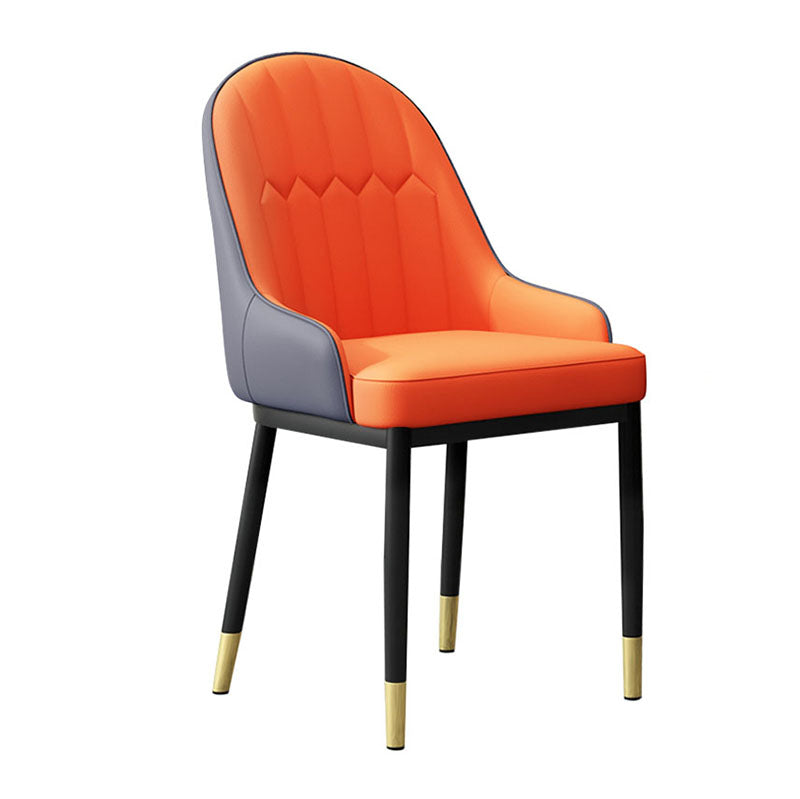 Scandinavische stijl gestoffeerde mantelstoelen stevige achterste achterstoelen voor de keuken voor keuken
