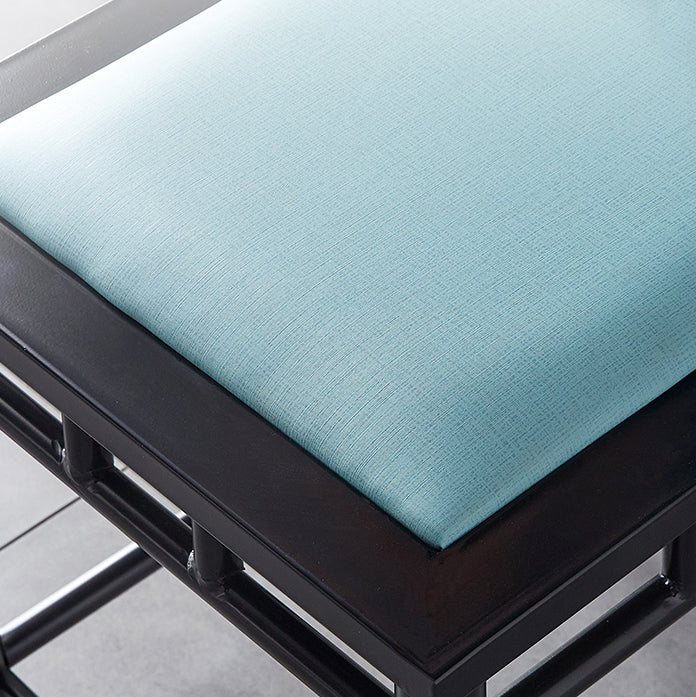 Silla de comedor de metal moderno con respaldo de listones, silla de comedor para uso en restaurantes