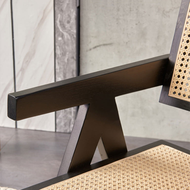 Silla de comedor de madera tradicional, sillas de comedor de ratán para uso en restaurantes