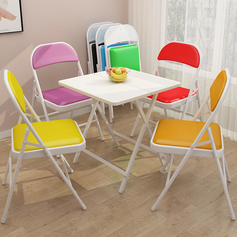 Sillas laterales de comedor con respaldo abierto de estilo moderno Silla lateral tapizada