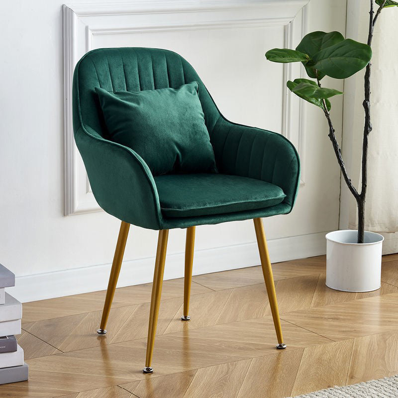 SCANDINAVIE POUDRE POUDRE SOIND CHAISE SOUPE VELVET VELVET MATTE FINE DINS DINDING