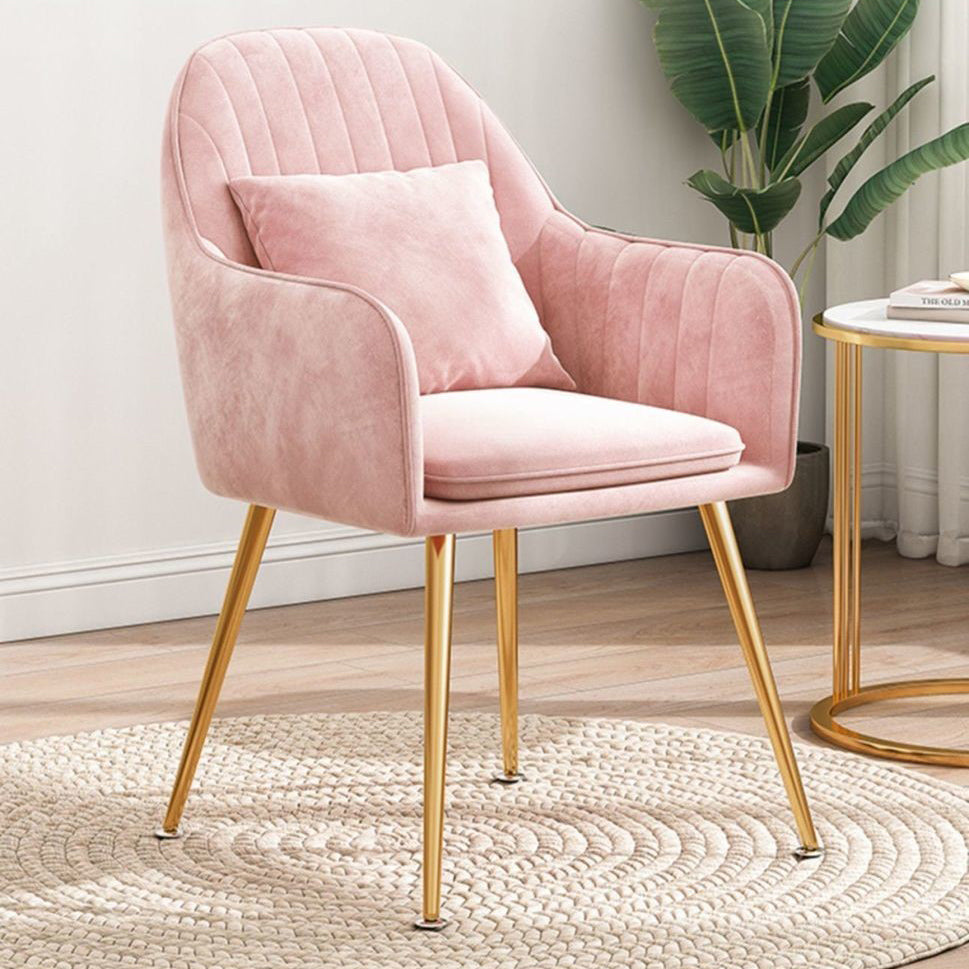 SCANDINAVIE POUDRE POUDRE SOIND CHAISE SOUPE VELVET VELVET MATTE FINE DINS DINDING