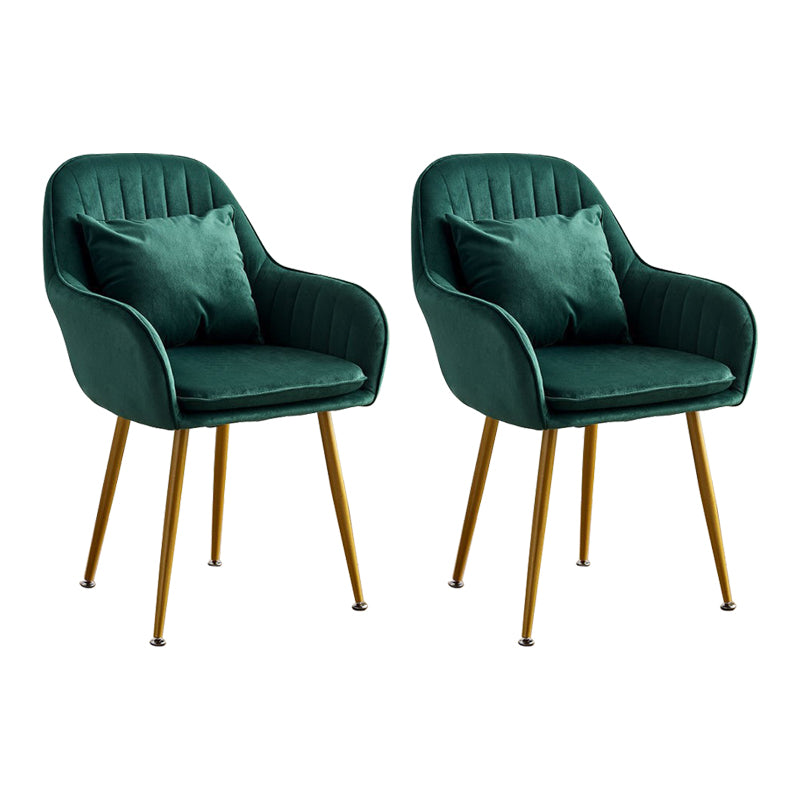 SCANDINAVIE POUDRE POUDRE SOIND CHAISE SOUPE VELVET VELVET MATTE FINE DINS DINDING