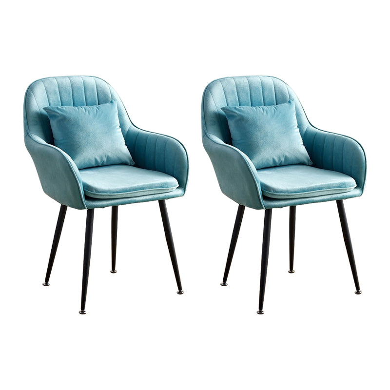 SCANDINAVIE POUDRE POUDRE SOIND CHAISE SOUPE VELVET VELVET MATTE FINE DINS DINDING