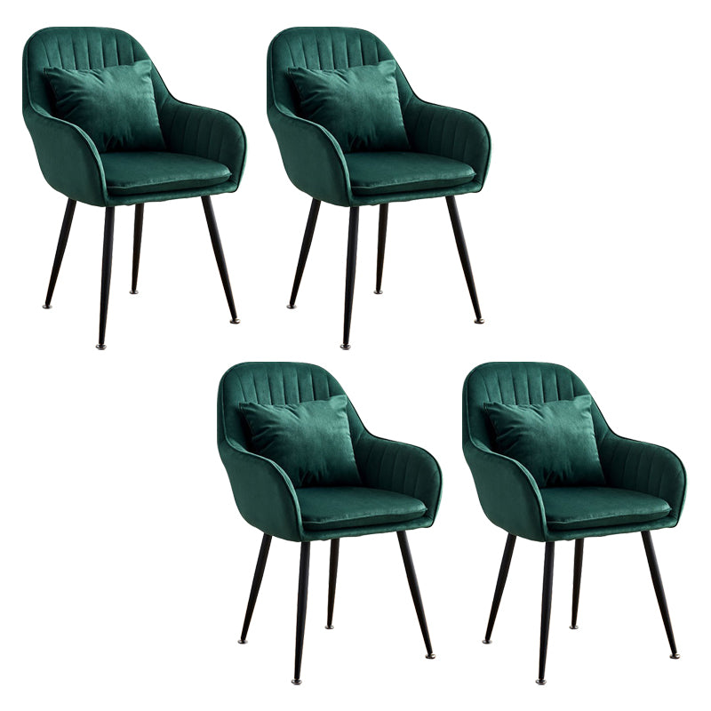 SCANDINAVIE POUDRE POUDRE SOIND CHAISE SOUPE VELVET VELVET MATTE FINE DINS DINDING