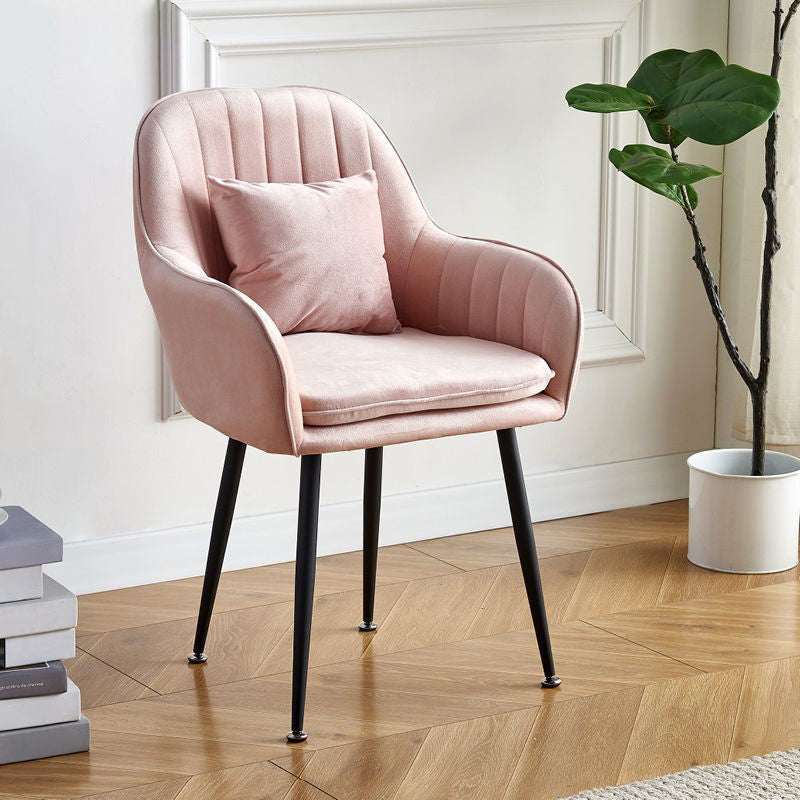 SCANDINAVIE POUDRE POUDRE SOIND CHAISE SOUPE VELVET VELVET MATTE FINE DINS DINDING