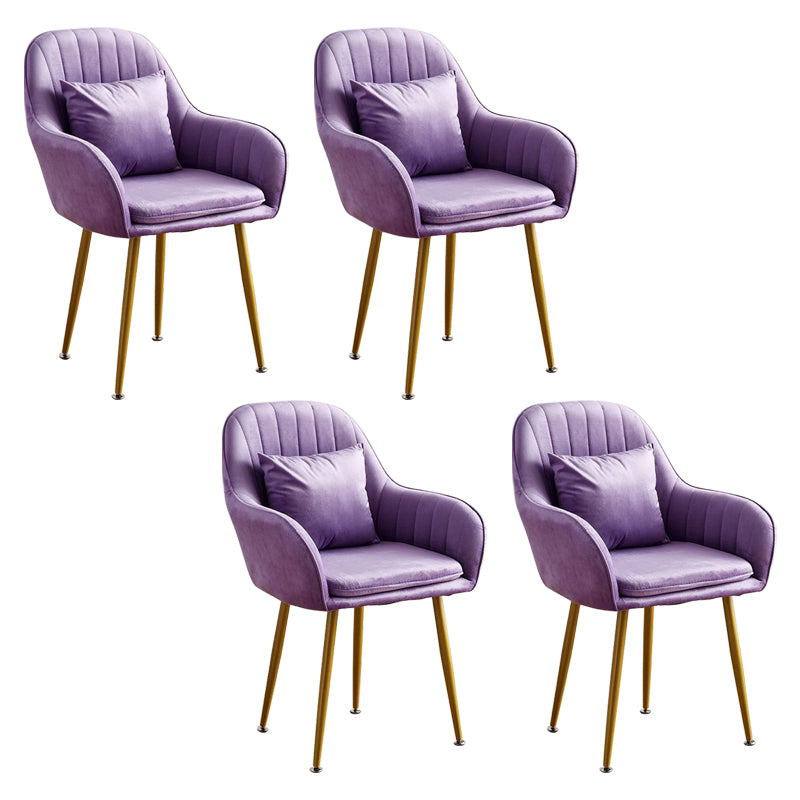 SCANDINAVIE POUDRE POUDRE SOIND CHAISE SOUPE VELVET VELVET MATTE FINE DINS DINDING