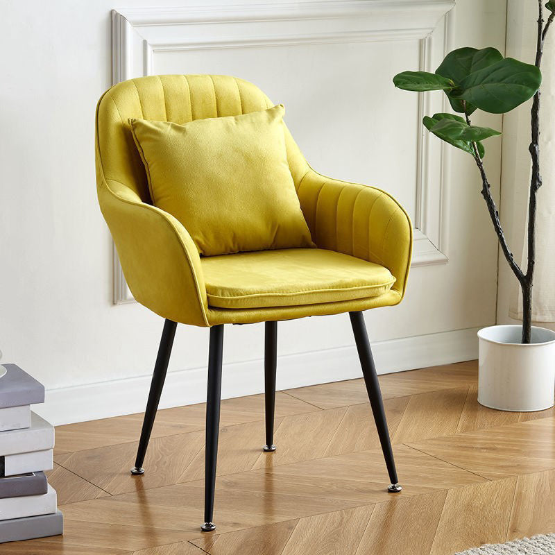 SCANDINAVIE POUDRE POUDRE SOIND CHAISE SOUPE VELVET VELVET MATTE FINE DINS DINDING