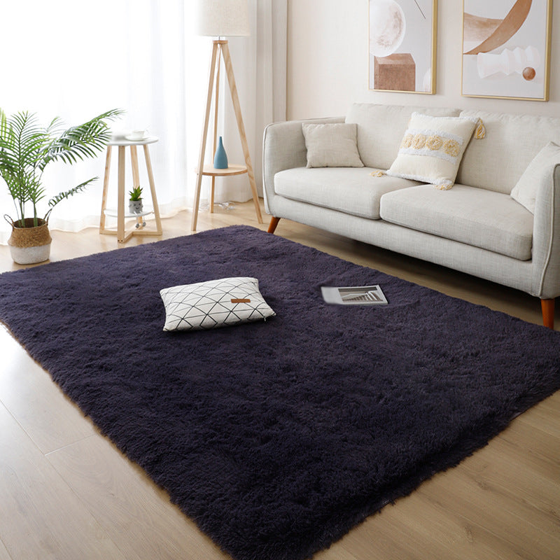 Simple Gradual Change Rug Polyester Modern Rug Stain Resistant Rug for Drawing Room