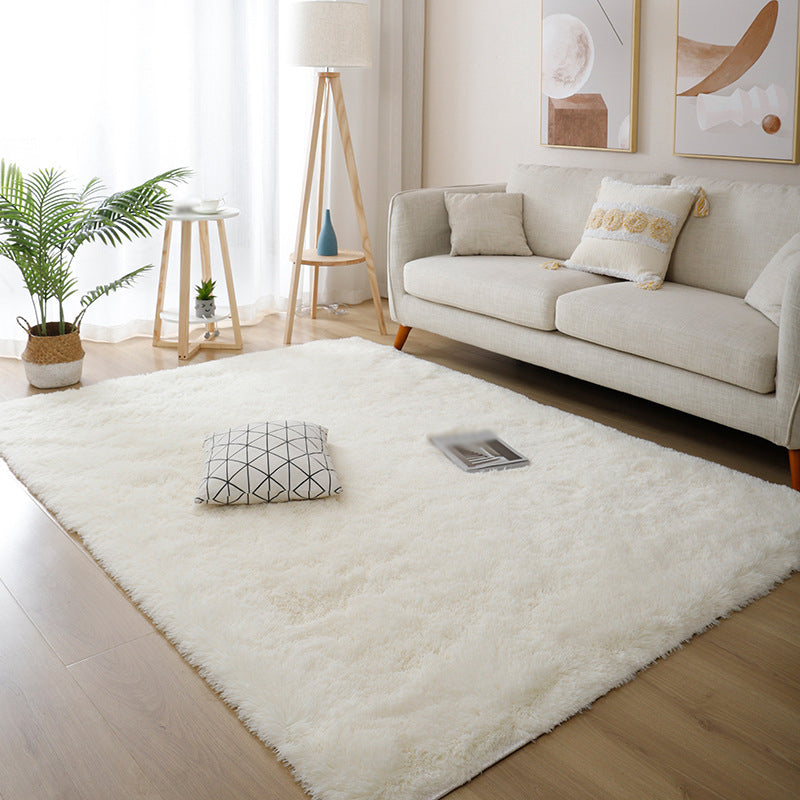 Simple Gradual Change Rug Polyester Modern Rug Stain Resistant Rug for Drawing Room
