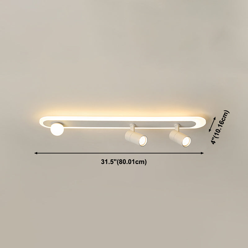 Lampe de plafond moderne de conception de projecteur de lumière de bâti affleurant pour le salon de chambre à coucher