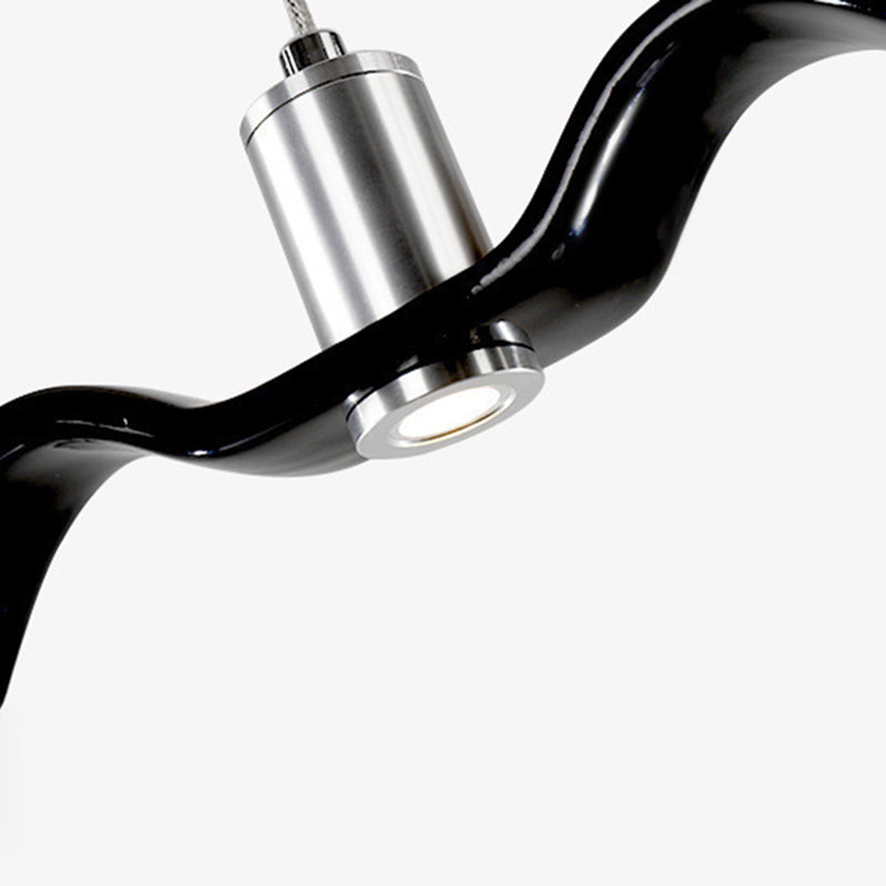 Nordic Artistic Seagull Pendant lampe à manger résine LED Hanging Light Kit