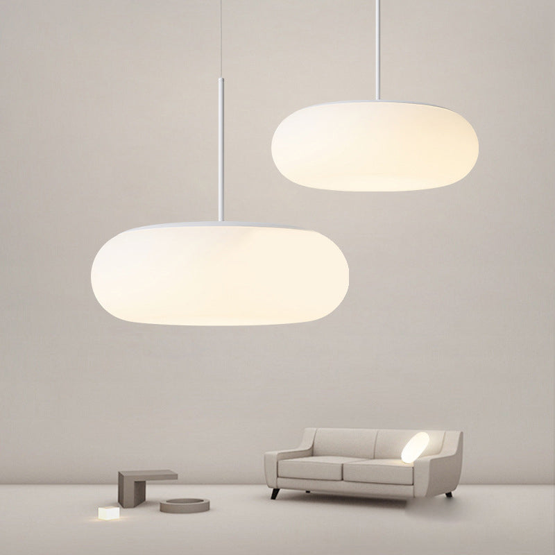 Minimalisme de la lampe susmimmand blanc LED PRENDANT PLAFICAUX acrylique pour salle à manger