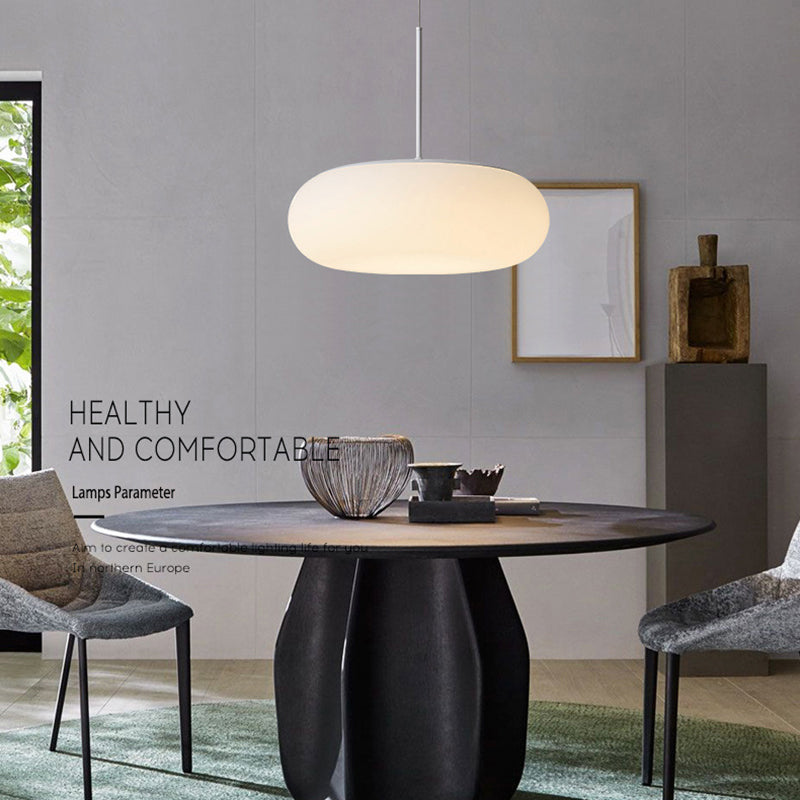 Minimalisme de la lampe susmimmand blanc LED PRENDANT PLAFICAUX acrylique pour salle à manger