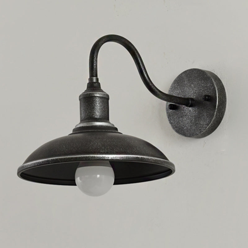 Illuminazione da parete in metallo Apparecchiatura ombreggiata per la parete industriale illuminazione per esterni