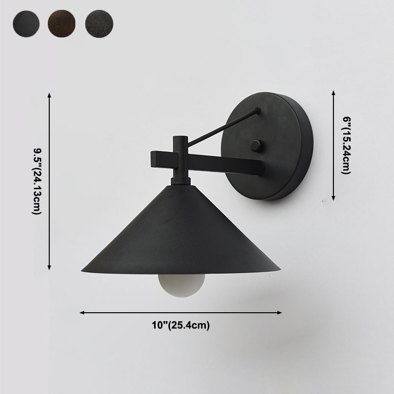 Illuminazione da parete in metallo Apparecchiatura ombreggiata per la parete industriale illuminazione per esterni
