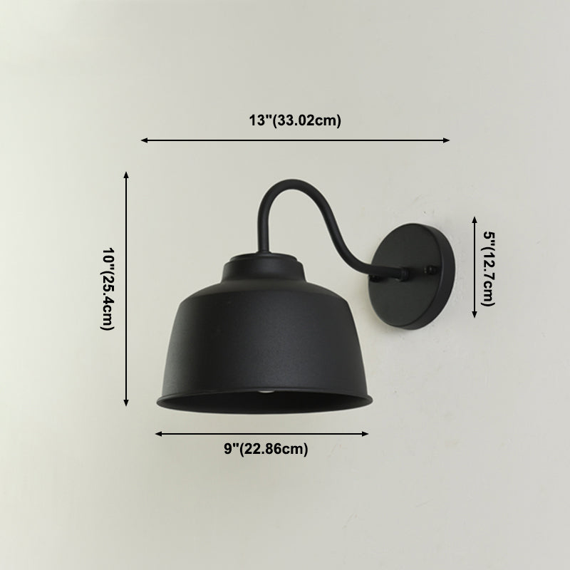 Illuminazione da parete in metallo Apparecchiatura ombreggiata per la parete industriale illuminazione per esterni