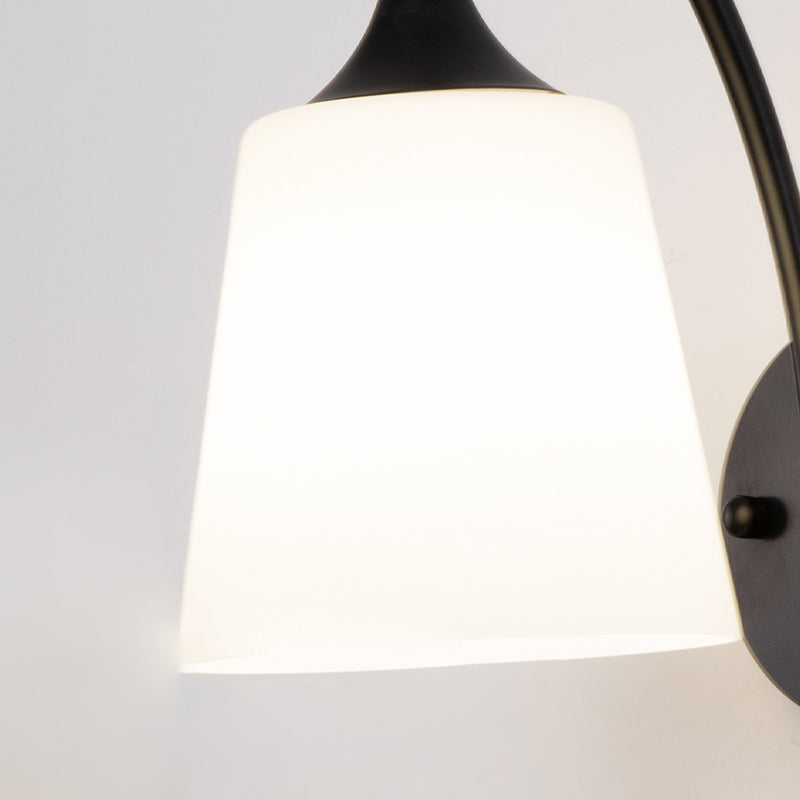 Bedroom Nordic Sconce Light Fixtures 1 Bulb Glass Wall Mounted Lighting