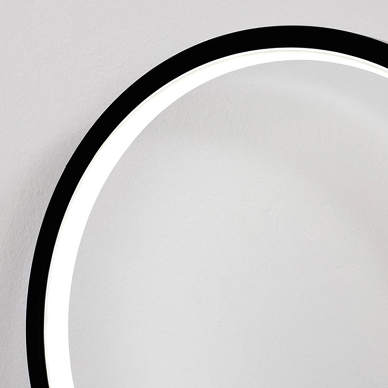 Modern Style Linear Table Lamp Silicone Shade Round Desk Light for Bedroom