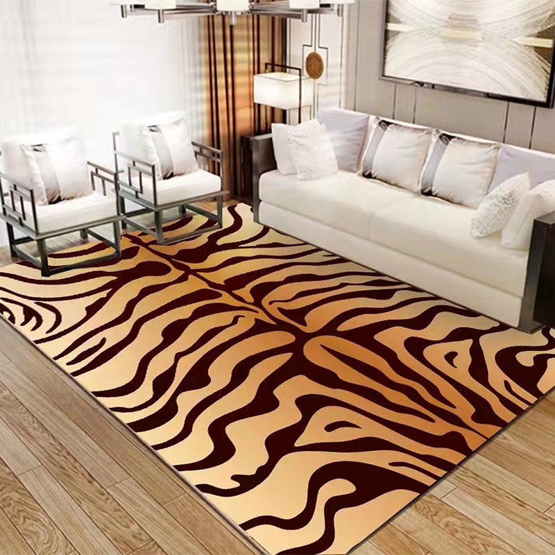 Black and White Checkerboard Rug Modern Polyester Area Carpet Indoor Rug for Room