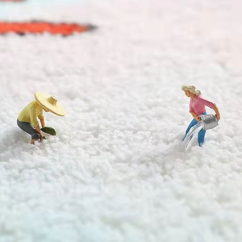 Brown Modern Rug Polyester Striped Rug Washable Indoor Rug for Living Room