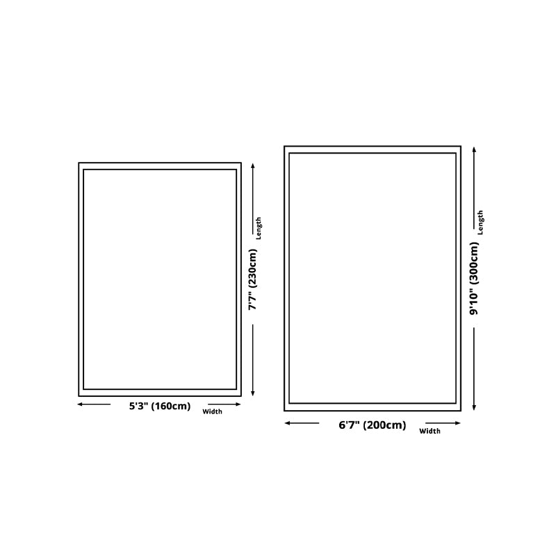 Brown Modern Rug Polyester Striped Rug Washable Indoor Rug for Living Room