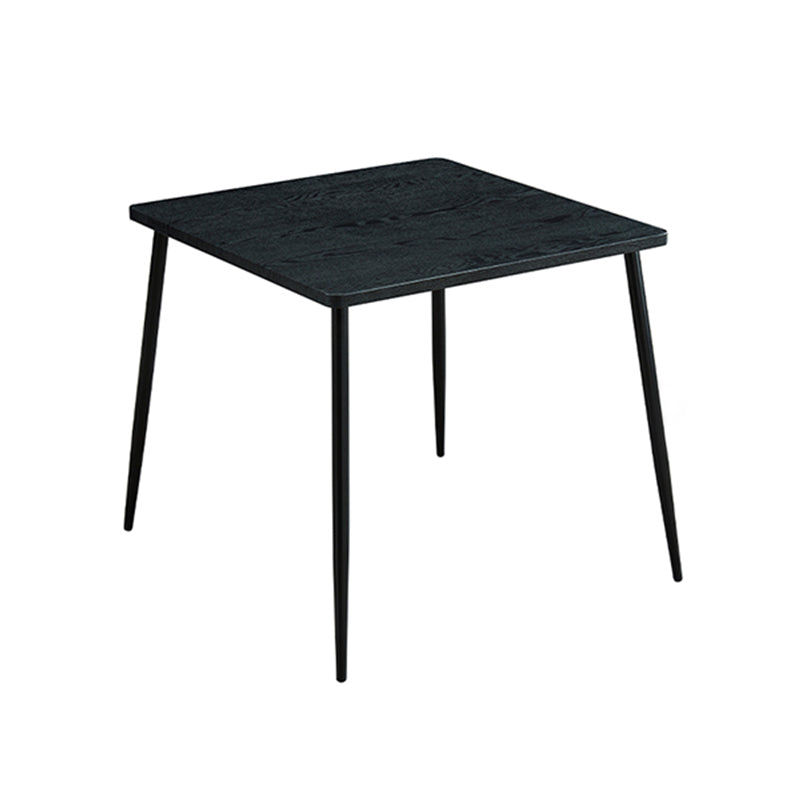 4-foot MDF Dinette Table Industrial Style Square Dining Table for Home