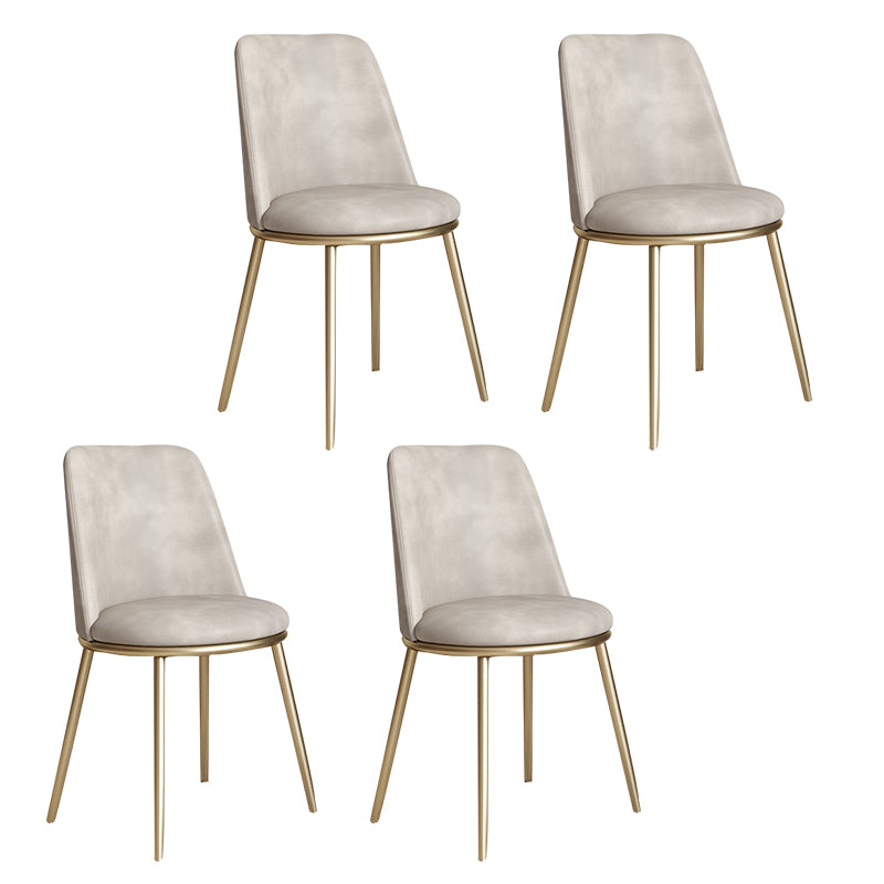 Chaises de salle à manger en cuir de style scandinave