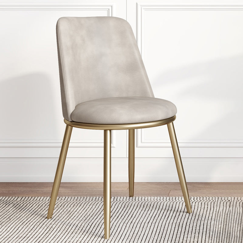 Chaises de salle à manger en cuir de style scandinave