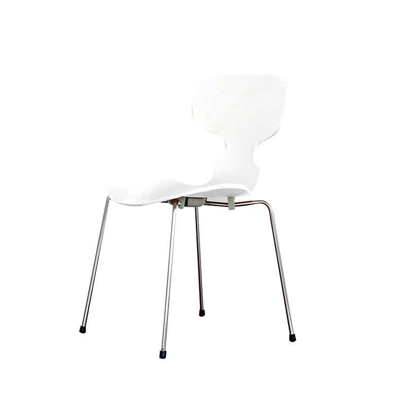 Modern Metal Dining Room Chair Wood Dining Side Chair for Restaurant Use
