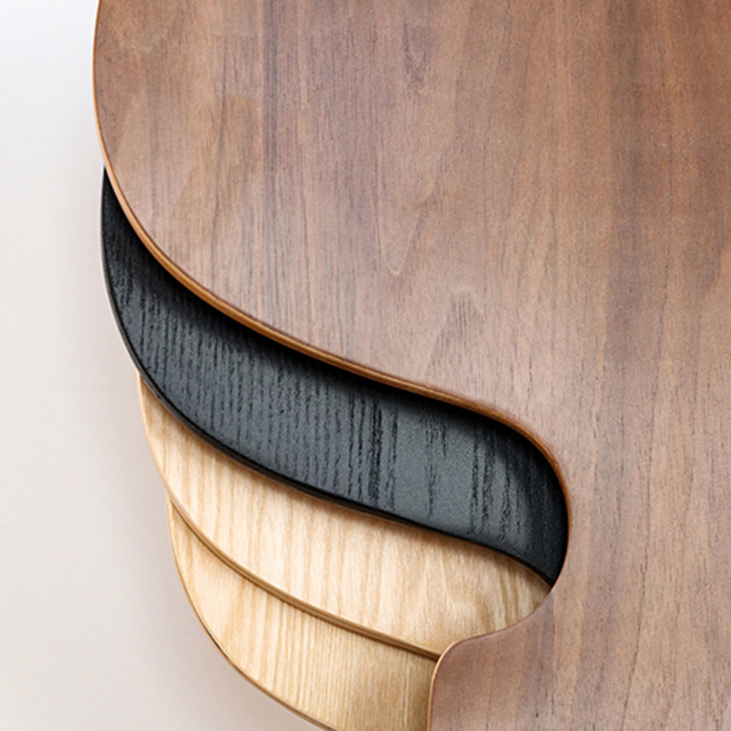 Silla de comedor de metal moderno, silla lateral de comedor de madera para uso en restaurantes
