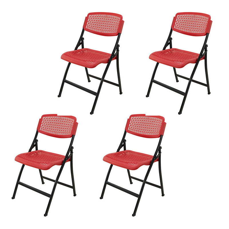 Sillas de comedor de estilo moderno, silla lateral sin brazos con respaldo abierto y patas de metal para cocina