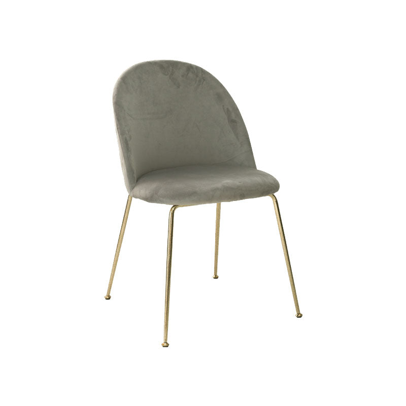 Chaises de salle à manger en métal de Style nordique, chaise sans bras latérale pour la cuisine