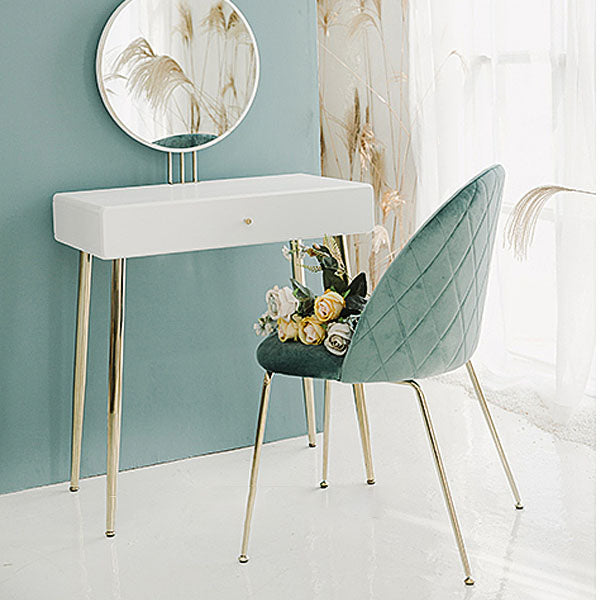 Chaises de salle à manger en métal de Style nordique, chaise sans bras latérale pour la cuisine