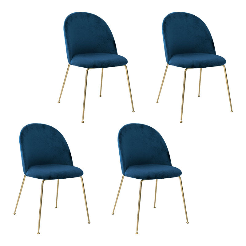 Chaises de salle à manger en métal de Style nordique, chaise sans bras latérale pour la cuisine